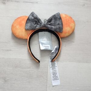 Disney Orange and Gray Minnie Mouse Ears Headband